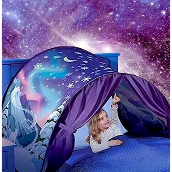 Dream Tents - Winter Wonderland Kids Pop Up Play Tent Twin Size - Picture 1 of 4